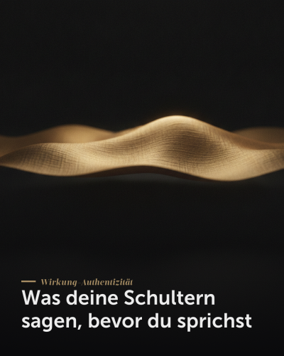 Körpersprache Wirkung — Was deine Schultern sagen, bevor du sprichst | Creationworx