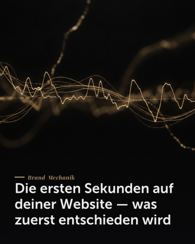 erste Sekunden Website — Die ersten Sekunden auf deiner Website — was zuerst entschieden wird | Creationworx