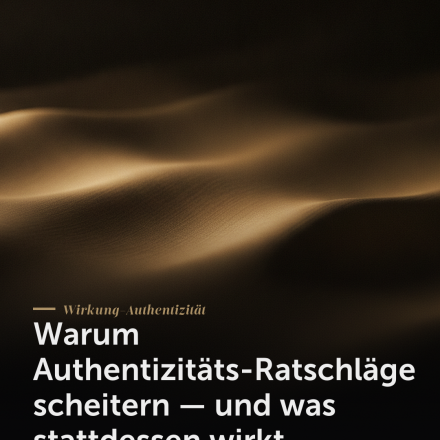 Authentizität Marketing — Warum Authentizitäts-Ratschläge scheitern — und was stattdessen wirkt | Creationworx
