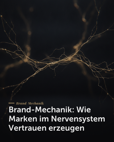 Brand-Mechanik — Brand-Mechanik — wie Marken im Nervensystem Vertrauen erzeugen | Creationworx